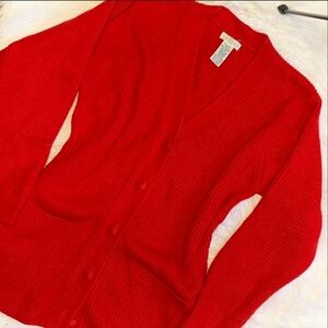 Vintage Red Yarnworks knitted cardigan in Size Medium